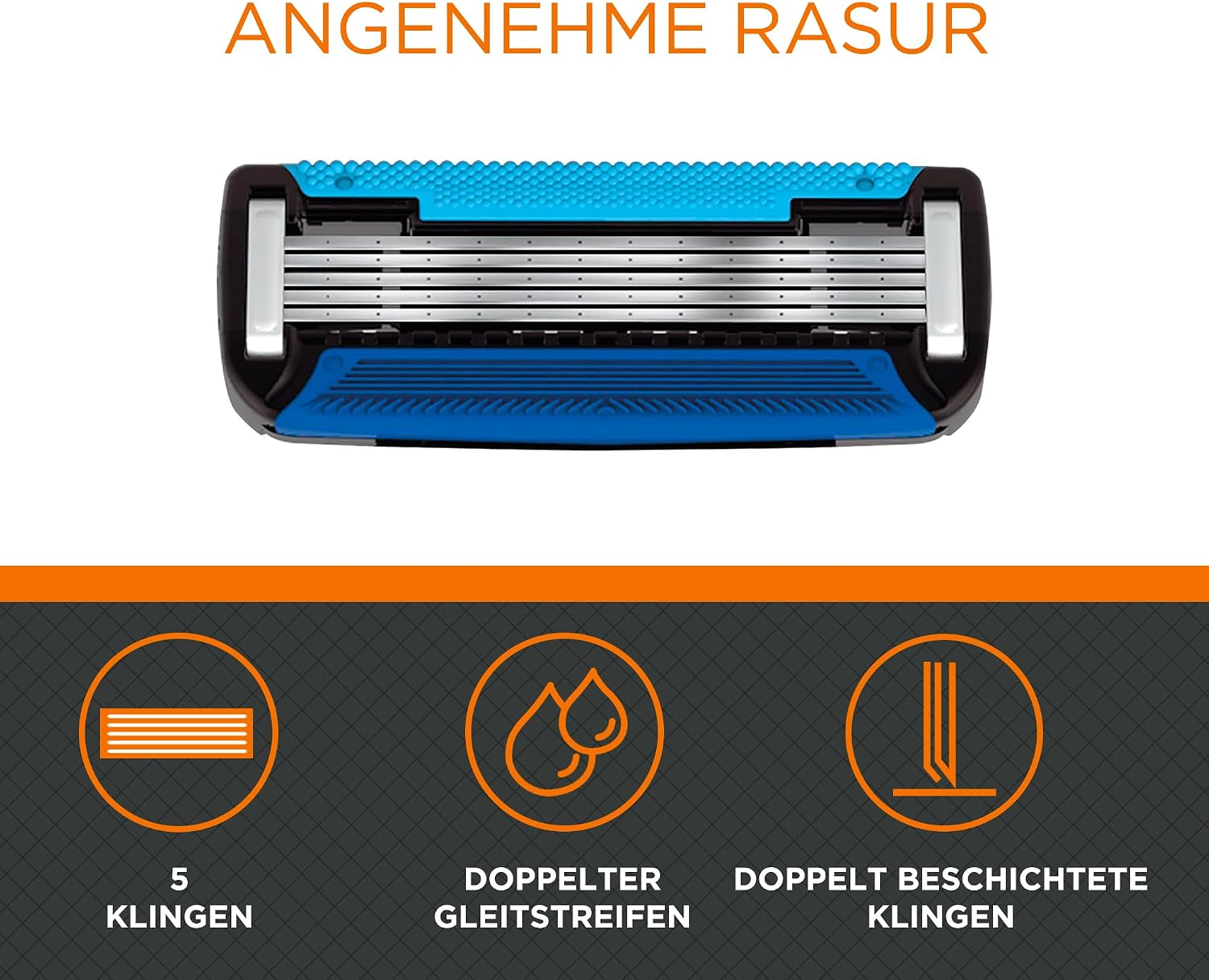 Herren Rasierklingen 12 Stueck 5 Klingen System kompatibel