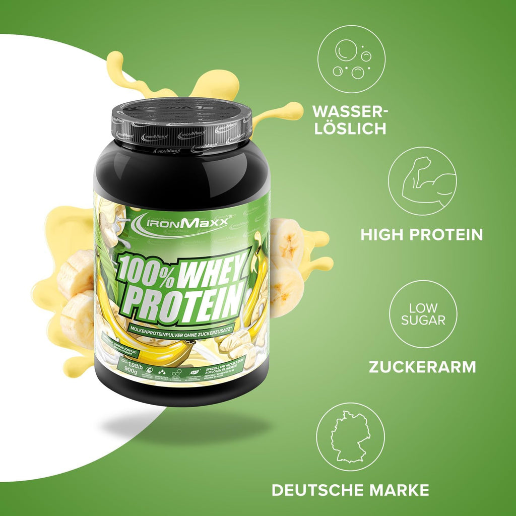 IronMaxx Whey Protein Milk Chocolate Pulver Muskelaufbau verschiedene Sort