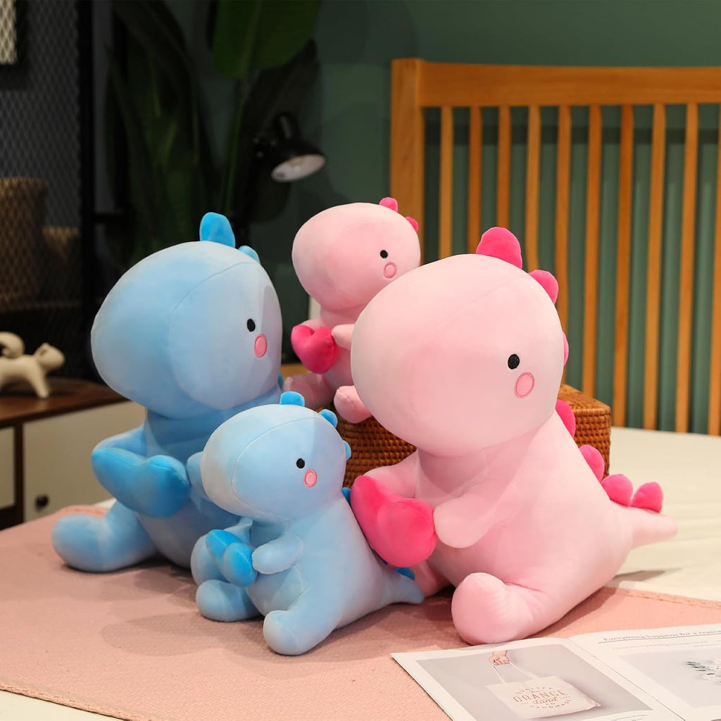 Dino Plueschtier mit Herz 30cm-50cm rosa Kuscheltier Valentinstag