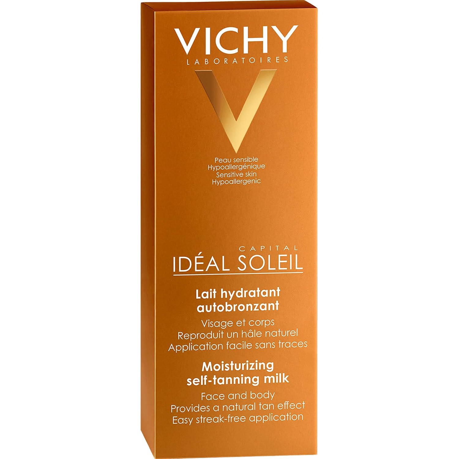 Vichy Ideal Soleil Selbstbraeuner Milch Gesicht und Koerper 100 ml Sheabutter