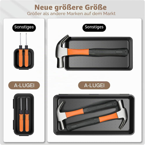 28-tlg. transparenter Schubladen-Organizer Set, 5 Groessen fuer Make-up Bad Buero Kue