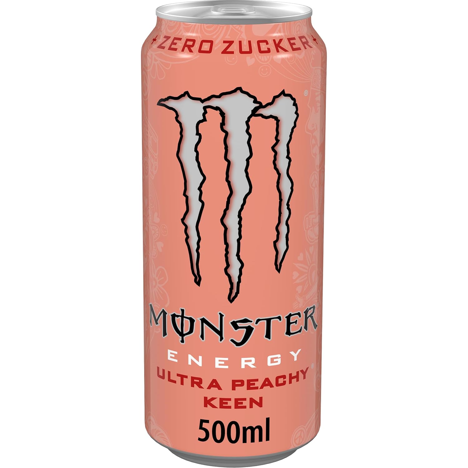 Monster Energy Ultra Peachy Keen 12 x 500 ml Pfirsich Energy Drink zuckerfrei