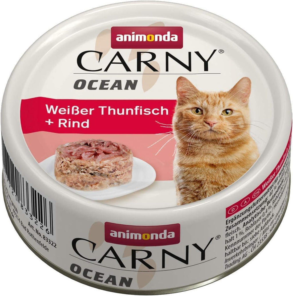 animonda Carny Adult Ocean Katzen Nassfutter 12x80g Meeresvielfalt