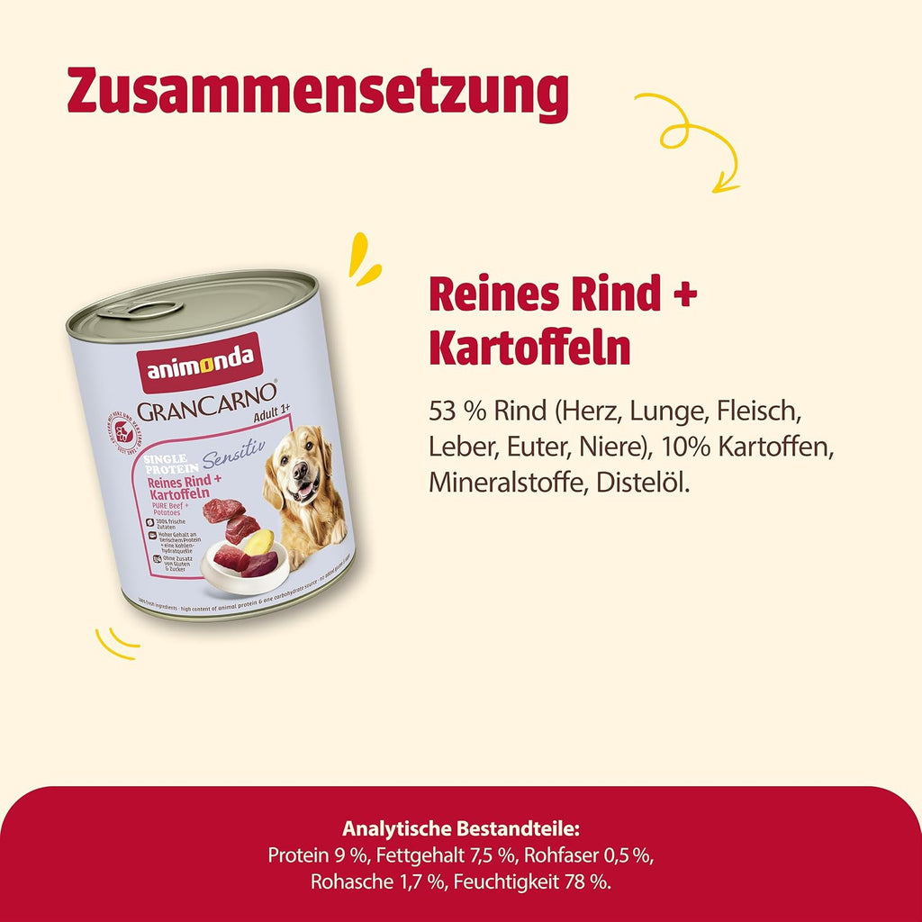 Hundenassfutter animonda GranCarno Superfoods 400- verschiedene Sorten