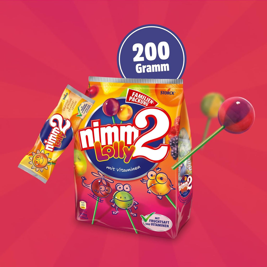Nimm2 Lolly Frucht Lutscher Mix Fruchtlutscher