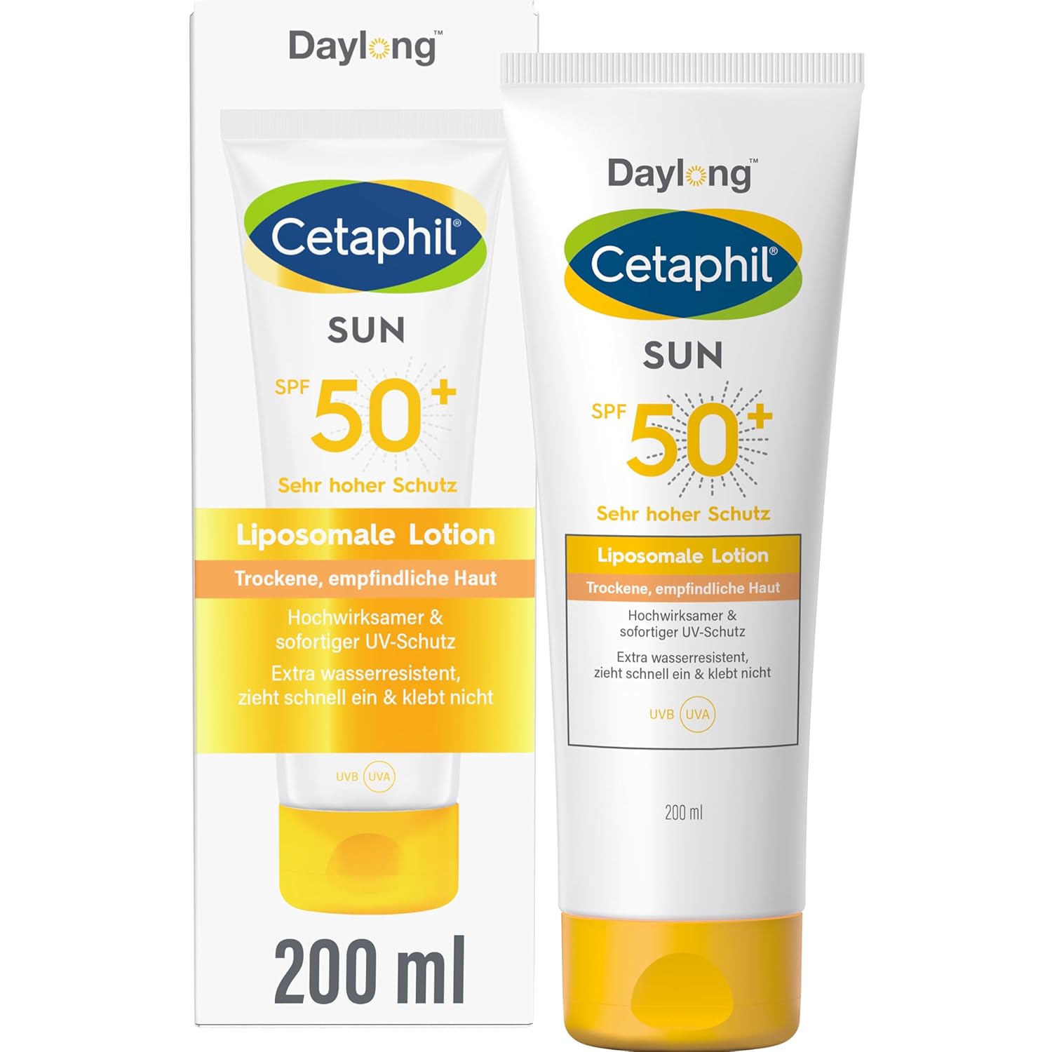 Cetaphil Sun Sonnenlotion LSF 50+ 200 ml liposomal fuer trockene empfindliche Hau