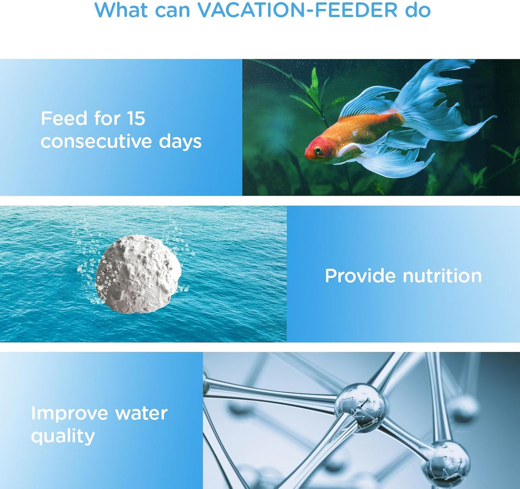 Nobleza Ferienfutter Tabletten 15 Tage fuer Aquarienfische 4er Pack