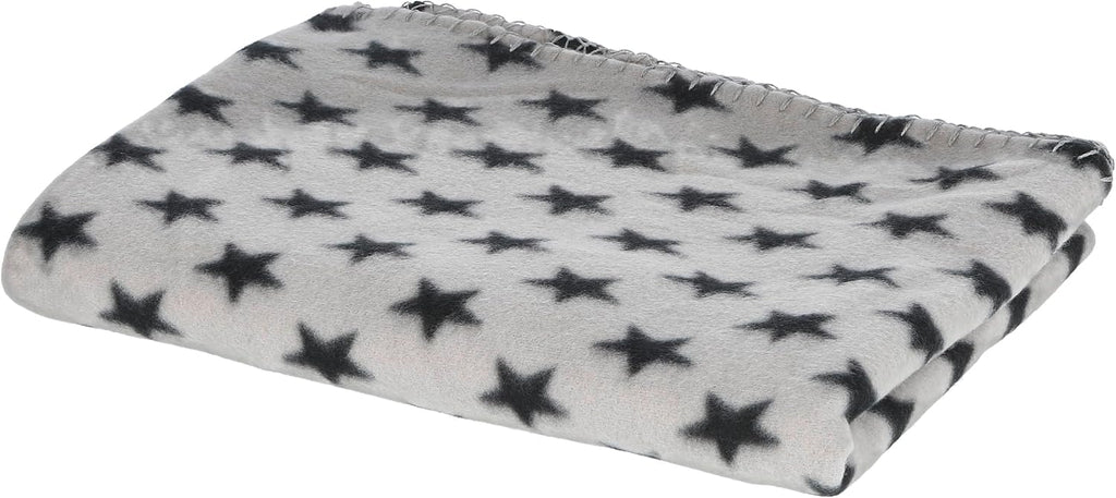 Kerbl Hundedecke Stella 140x100 cm beige Pfoten Fleece Moebelschutz
