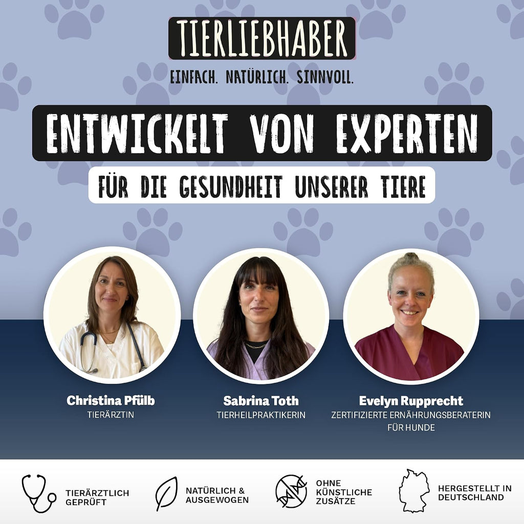 TIERLIEBHABER Hundefutter Nass Pferd mit Kartoffeln 94% Fleischanteil
