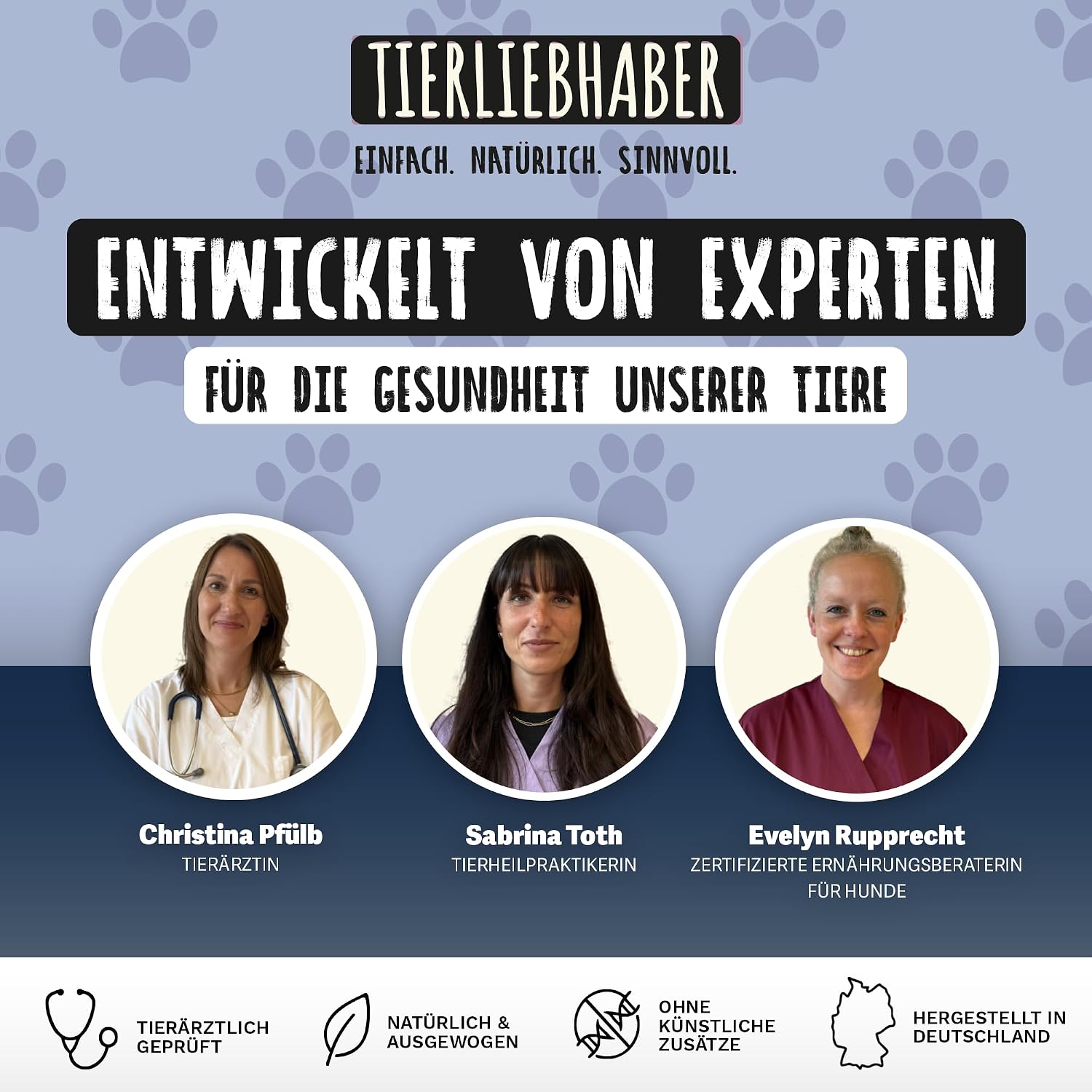 TIERLIEBHABER Hundefutter Nass Pferd mit Kartoffeln 94% Fleischanteil