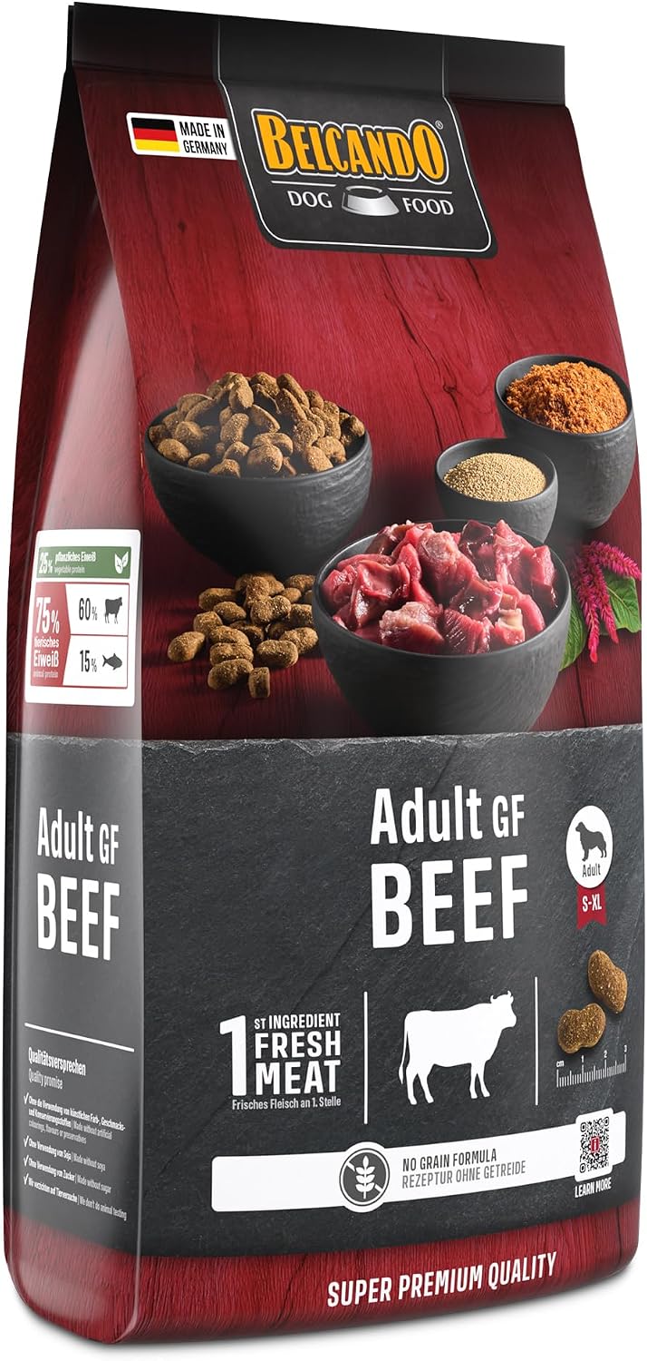 Trockenfutter getreidefrei Rind 1- BELCANDO Adult GF verschiedene Sorten