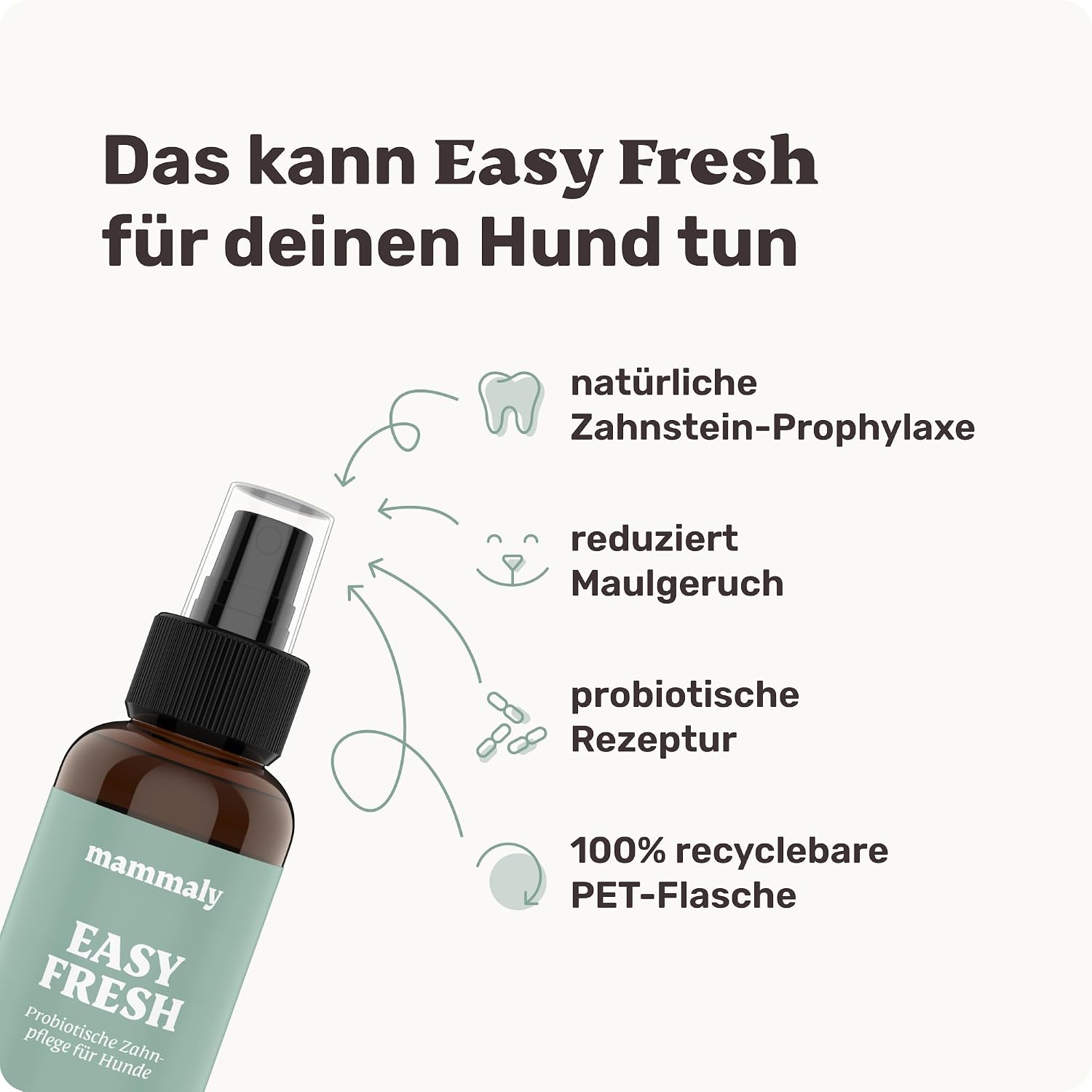 mammaly Fresh Smile Hundezahnpflege Leckerli 10-in-1 verschiedene Sort