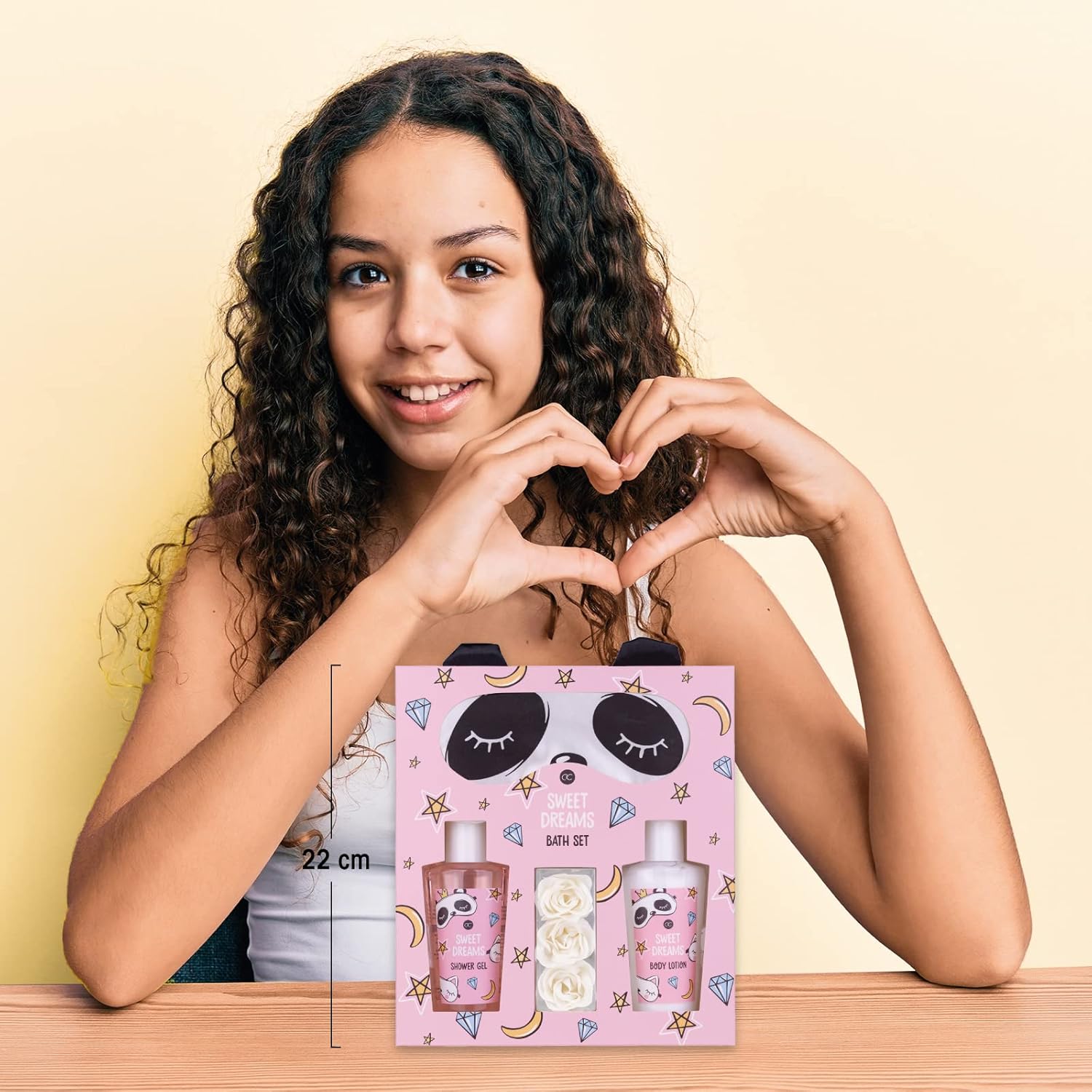 Accentra Sweet Dreams Geschenkset Frauen Schlafmaske Panda Wellness Beauty Set