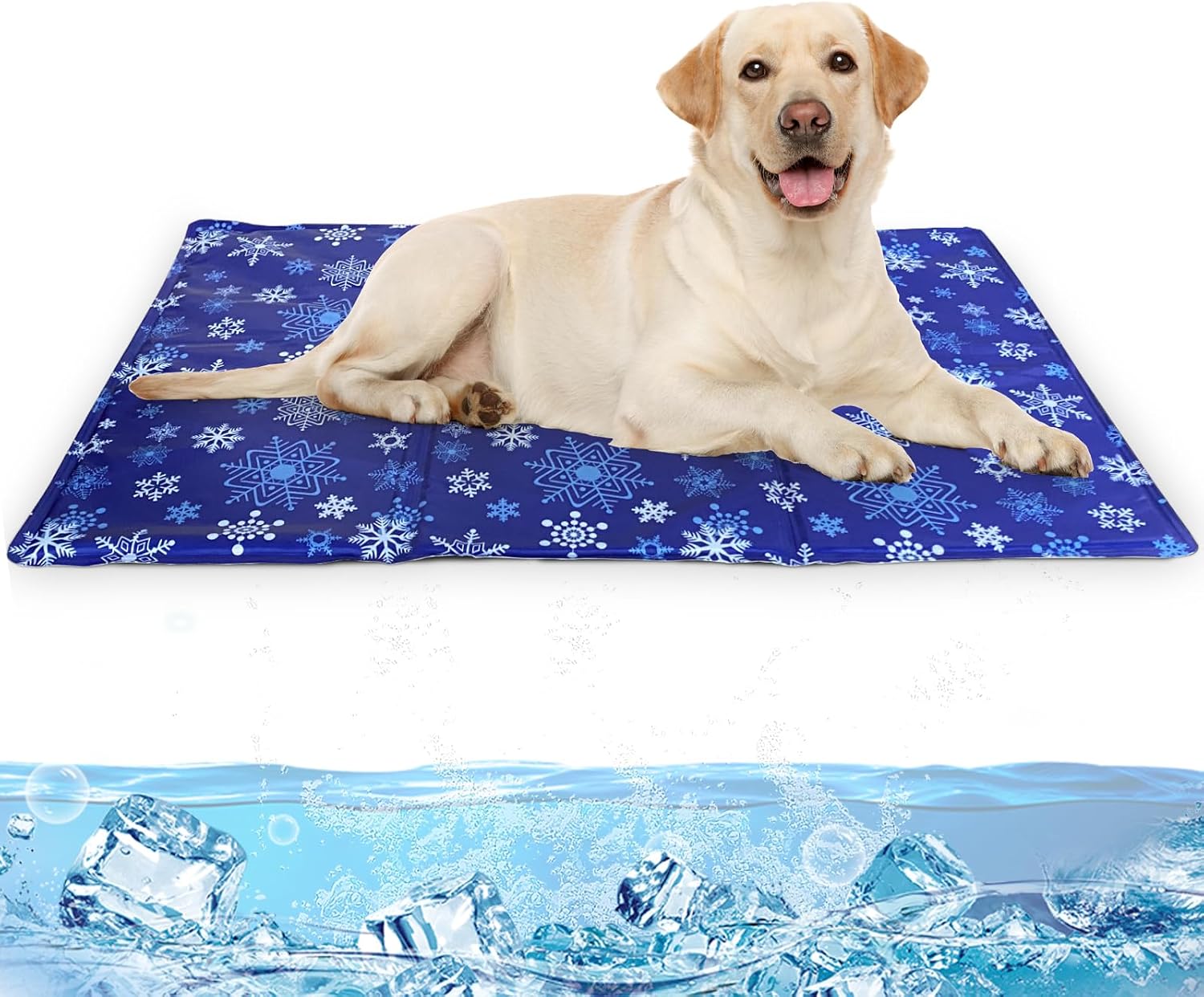 NAMOTEK Kuehlmatte Hund Katze 50cm-80cm selbstkuehlend wasserdicht ungiftig