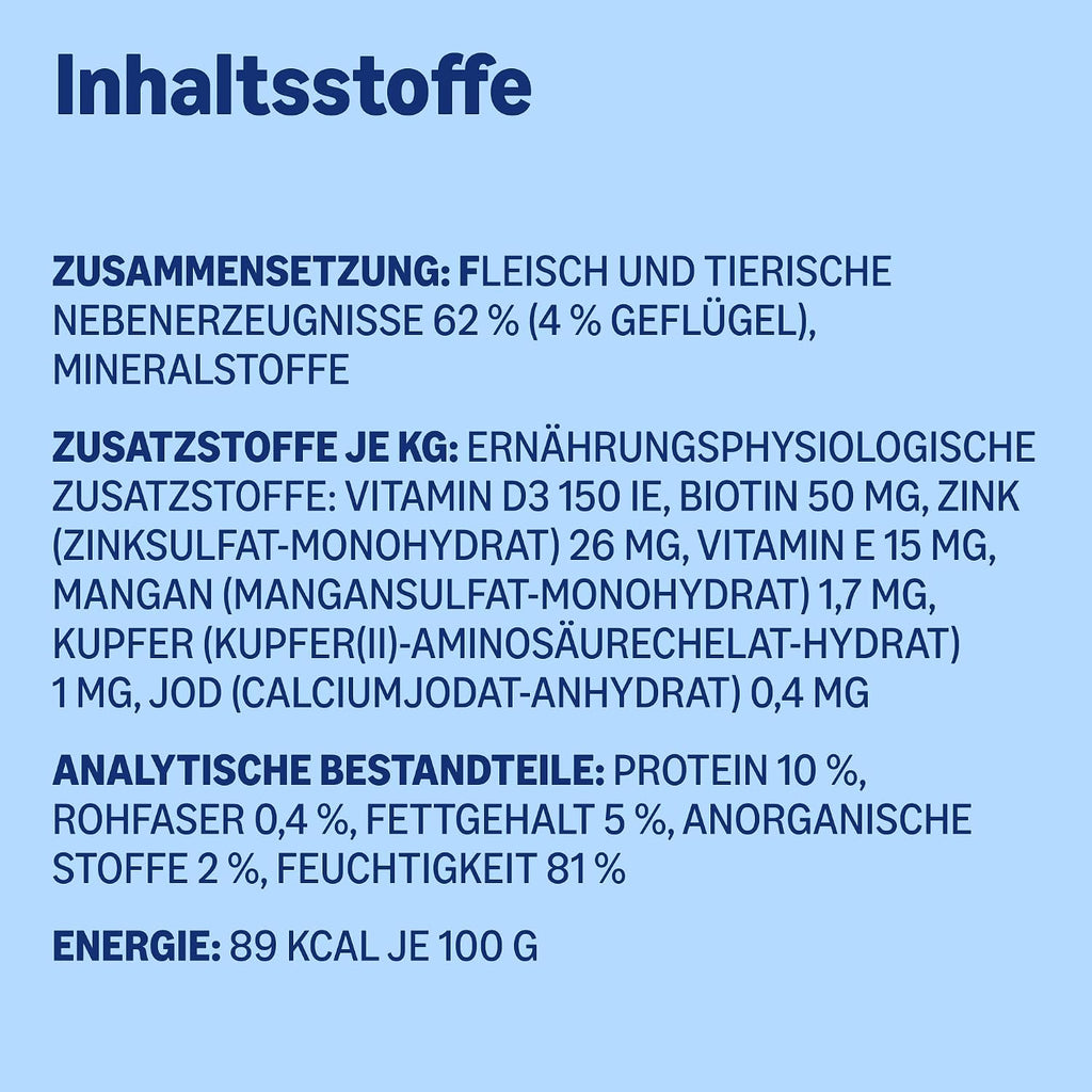 Hundenassfutter Pastete 10er bis 40er Pack verschiedene Sorten