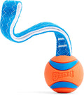 Chuckit! Ultra Tug Hundespielzeug Ball mit Zugseil Medium