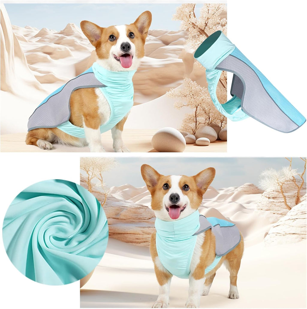 TYXHXTF Hundekuehlweste Sommer Kuehljacke fuer Wandern und Training