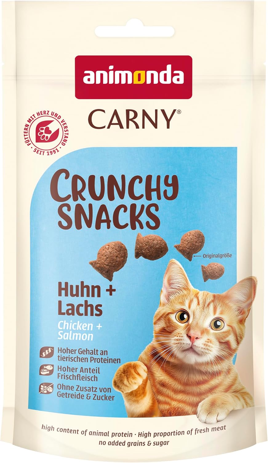 animonda Carny Crunchy Snacks Katzen Leckerli Multifleisch Cocktail 10x50g versc