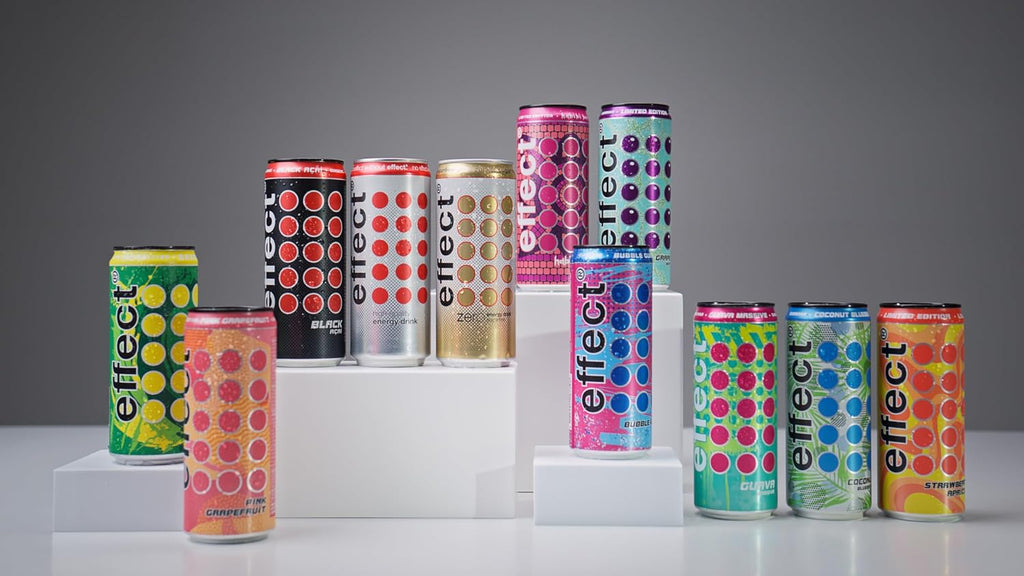 effect Probierpaket Energy Drink - 12 x 330 ml Dosen Einweg - alle Sorten in ein