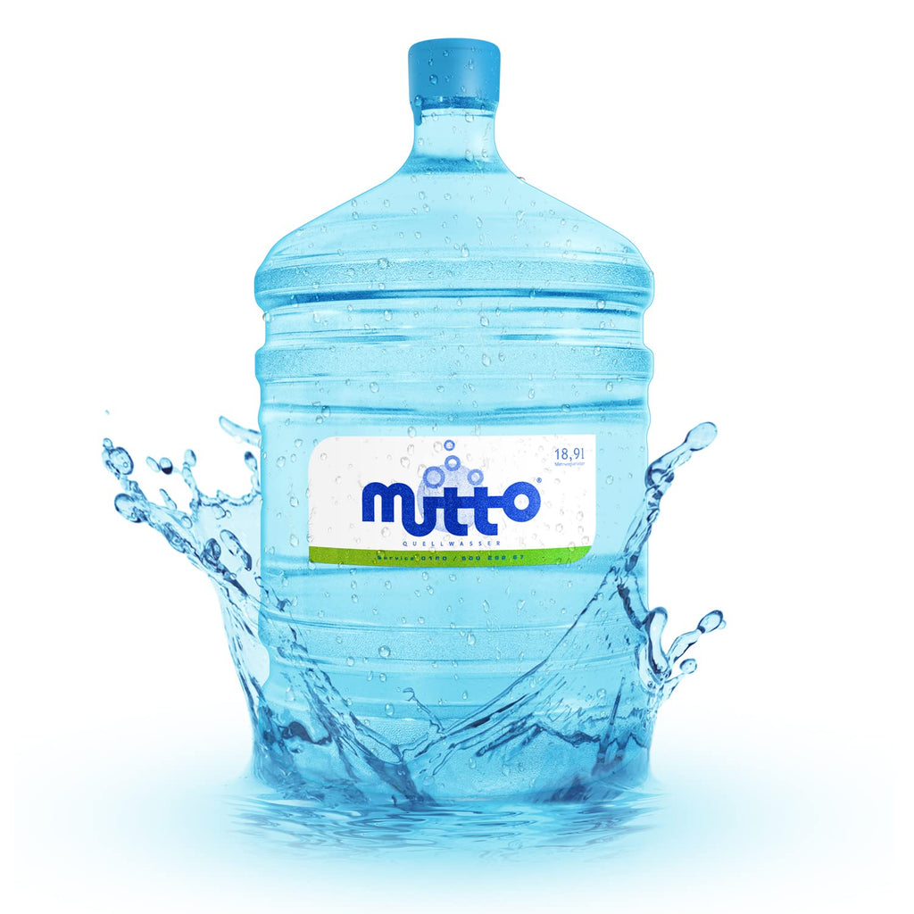 Mutto Quellwasser 19 L Flasche weich Trinkwasser Mineralwasser