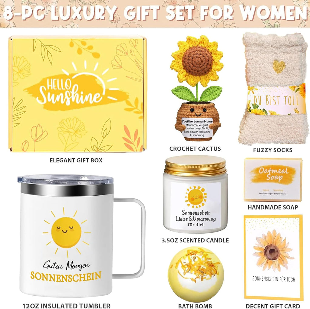 Frauen Wellness Geschenkkorb Entspannungs Spa Pflege Set fuer Mutter