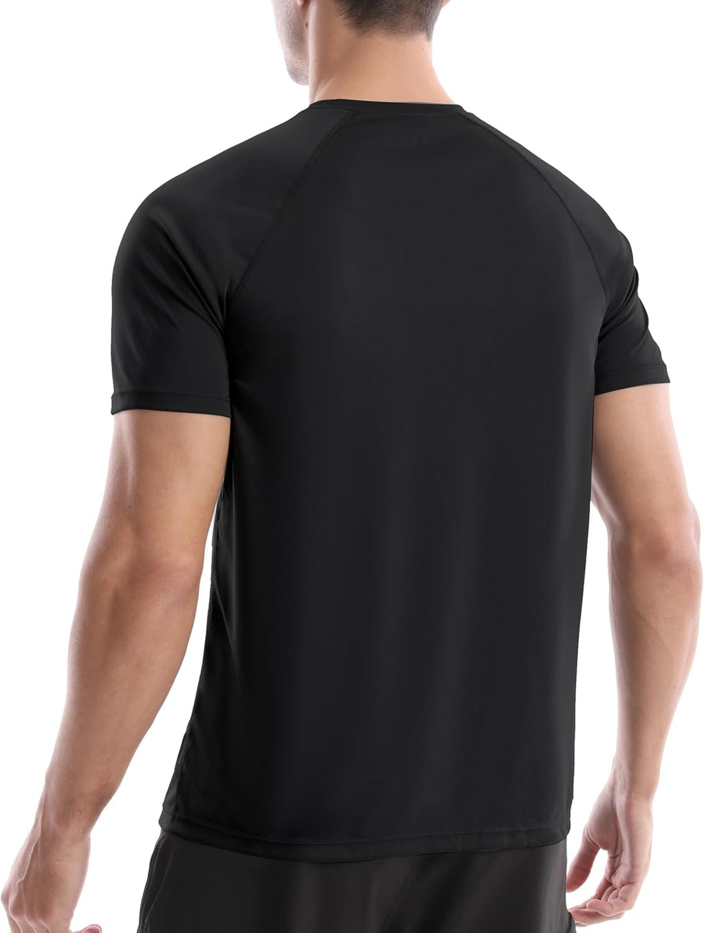 Roadbox Herren Rashguard Kurzarm UV Schutz UPF50+ schnelltrocknend Bade-Shirt
