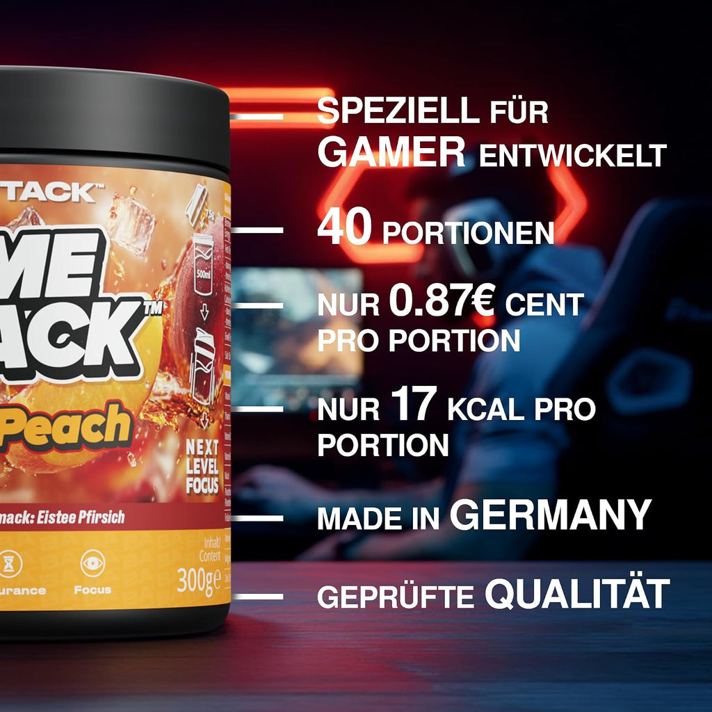 Booster Bubble Blast Energy Drink Pulver 40 Portionen Made in Germany vers