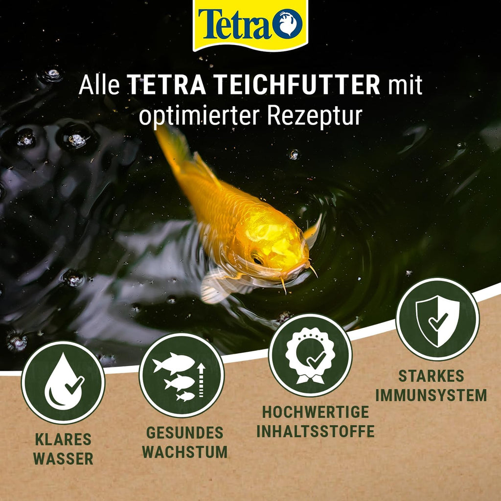 Tetra Pond Flakes Fischfutter Flocken fuer junge Teichfische