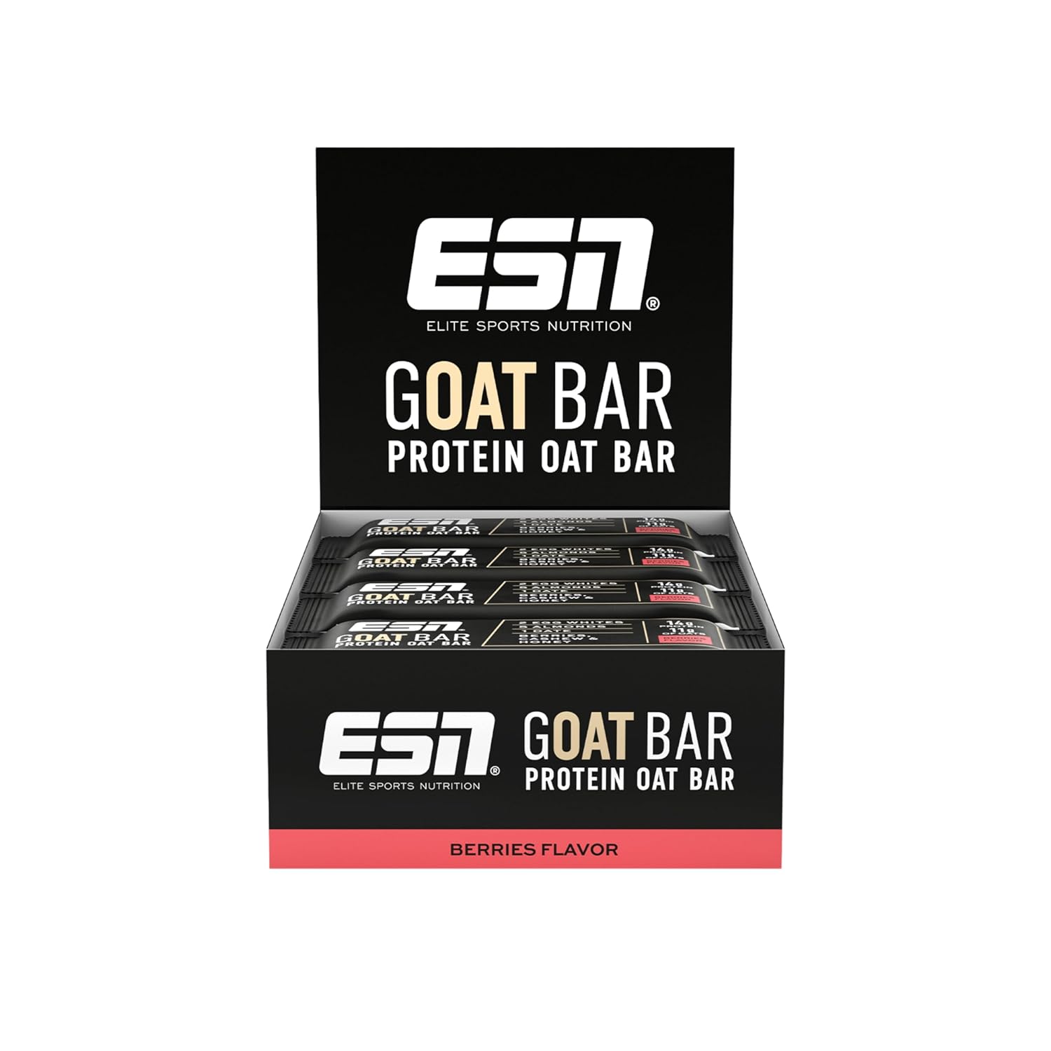 ESN GOAT Bar Salty Peanut 12 x, verschiedene Sorten, Protein Oat Bar Pr