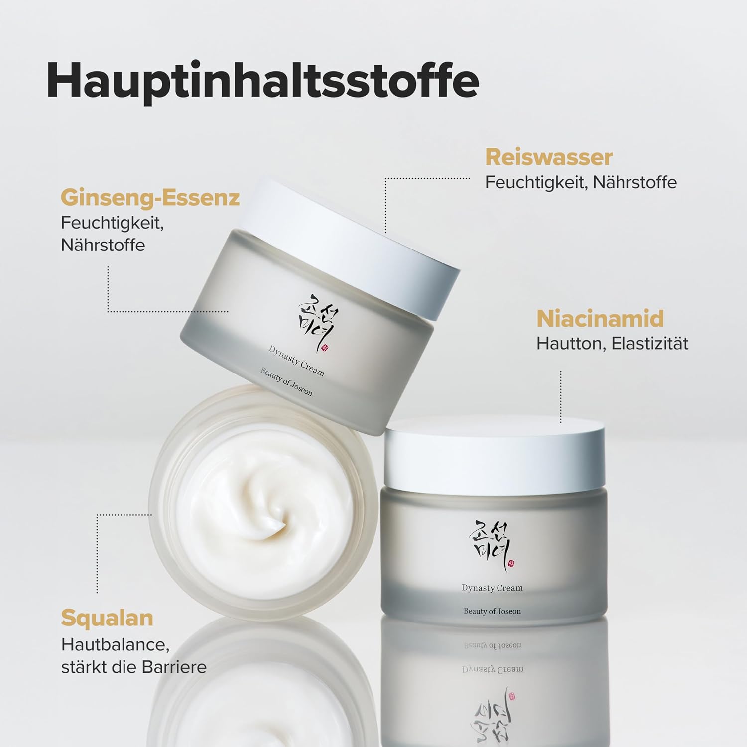 Beauty of Joseon Dynasty Cream Feuchtigkeitscreme fuer trockene Haut