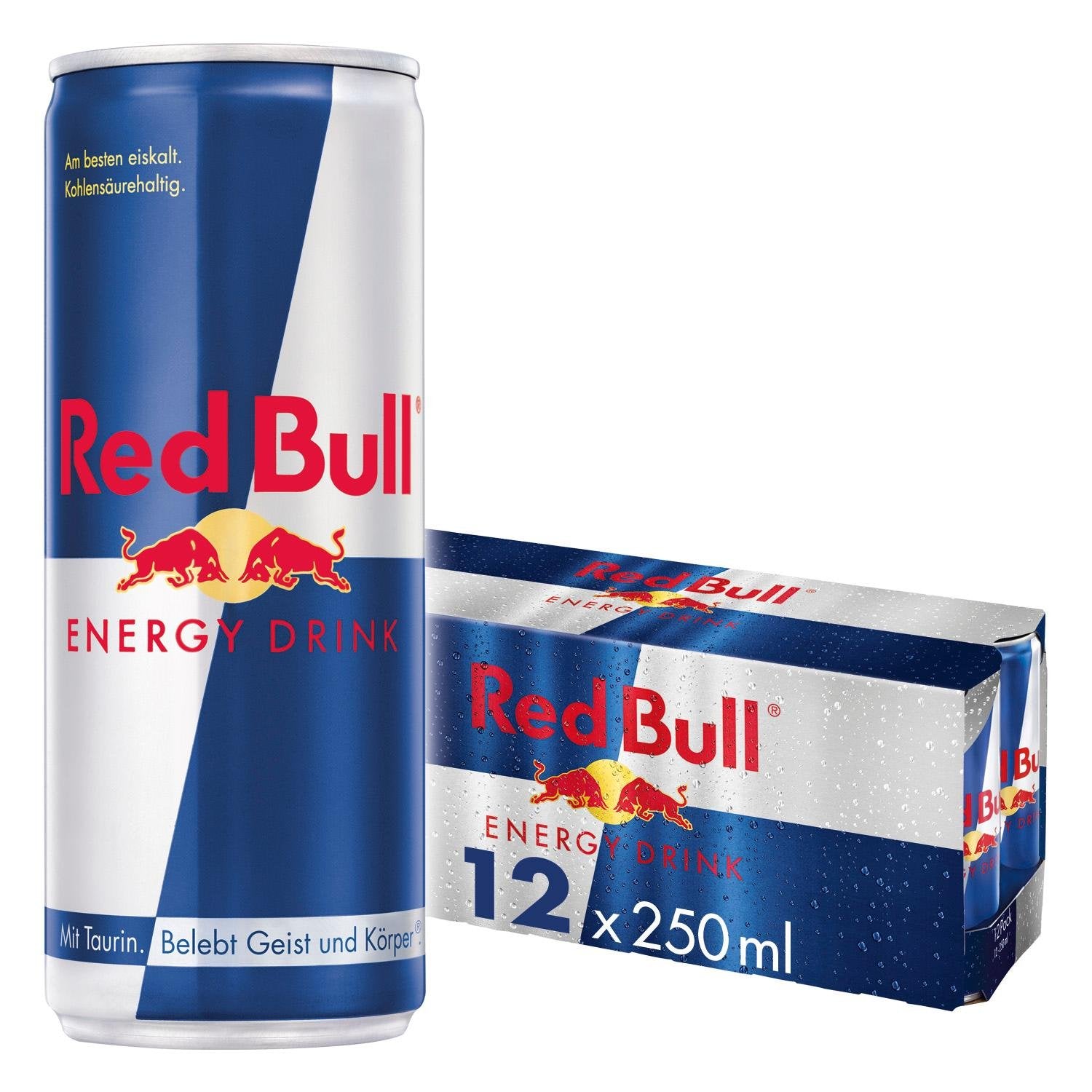 Red Bull Classic Energy Drink 12 x 250 ml Dose Tray