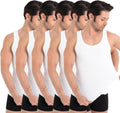 Herren Feinripp Unterhemd 100% Baumwolle Tank Top Groesse S-5XL 3er/5er Pack