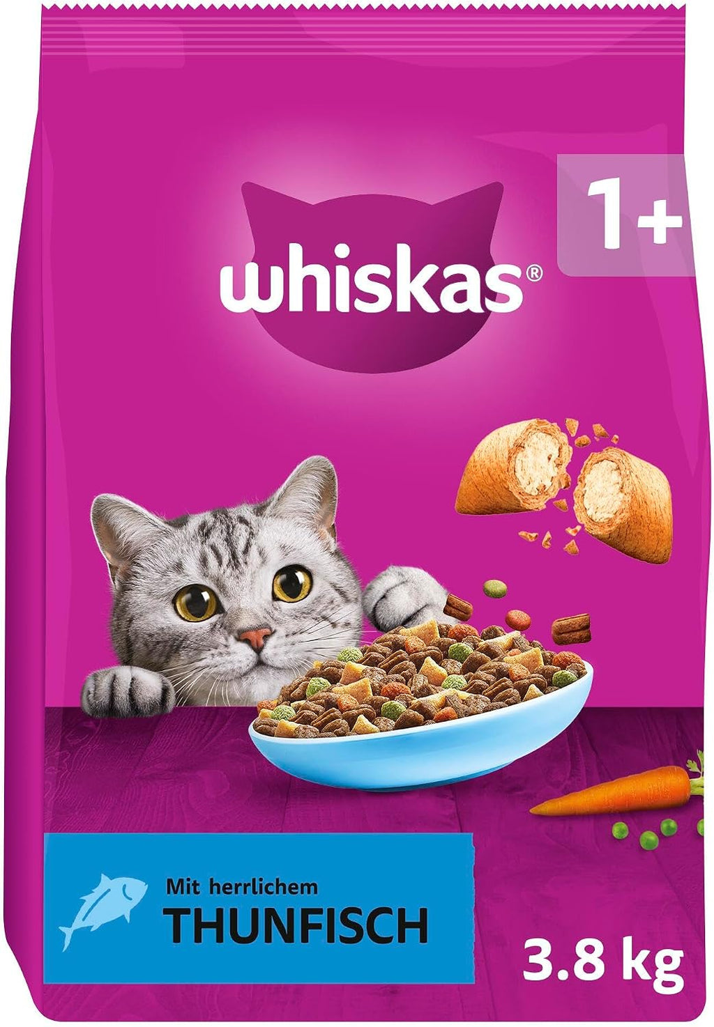 Whiskas Katzen Trockenfutter 3,8kg bis 7kg verschiedene Geschmacksrichtungen