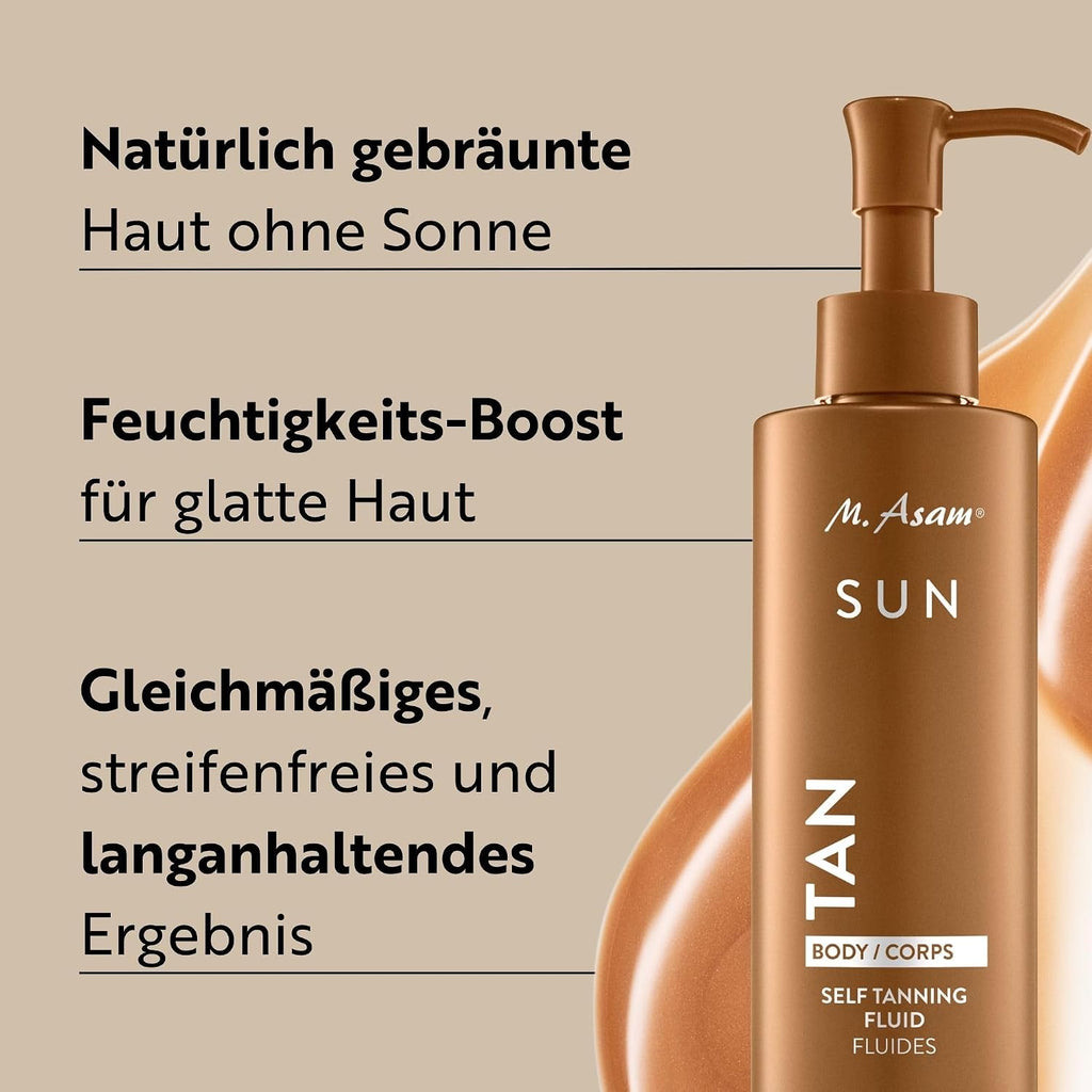 M. Asam Sun Self Tanning Fluid Selbstbraeuner gleichmaessige Braeune