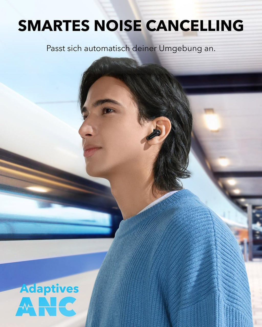 Anker Soundcore P40i In-Ear Bluetooth Kopfhoerer Noise Cancelling 60 h Akku