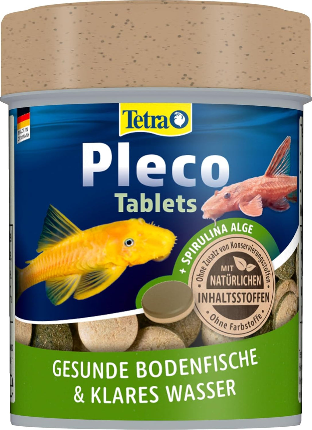 Tetra Pleco Tablets Fischfutter fuer pflanzenfressende Welse