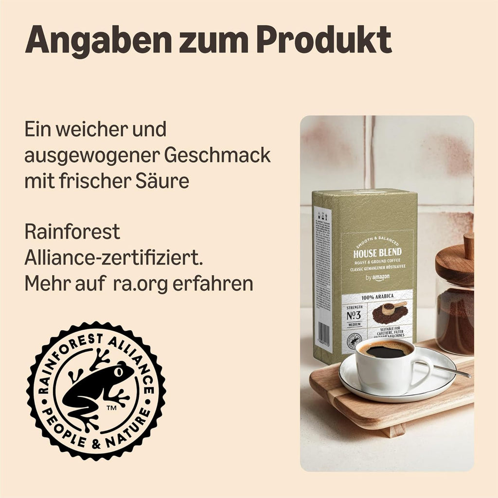 Coffee Classic 100% Arabica gemahlen mittlere Roestung