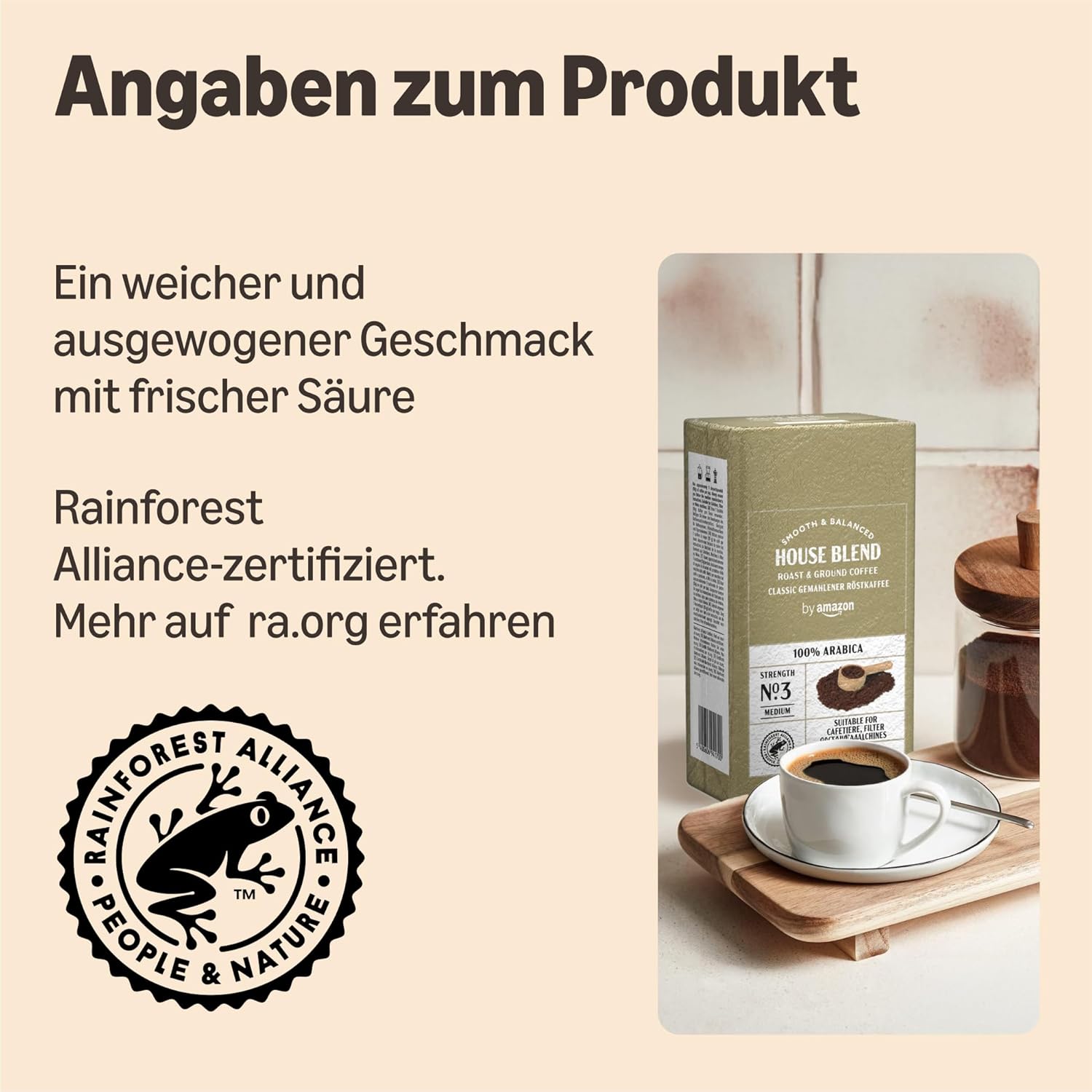 Coffee Classic 100% Arabica gemahlen mittlere Roestung