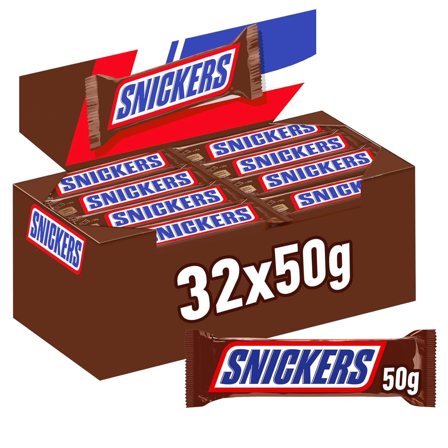 Snickers Schokoriegel Erdnuss Karamell 32er Pack verschiedene Sorten
