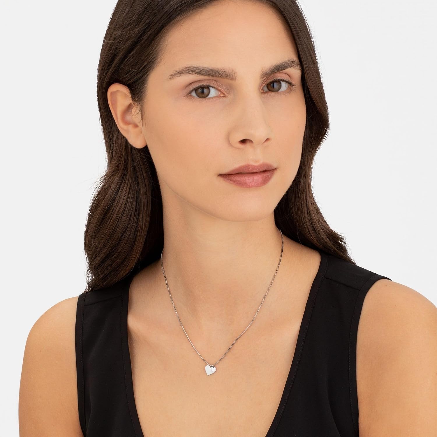 Liebeskind Berlin Schmuck Set Damen Edelstahl Kette Armband Ohrringe Herzanhaenge