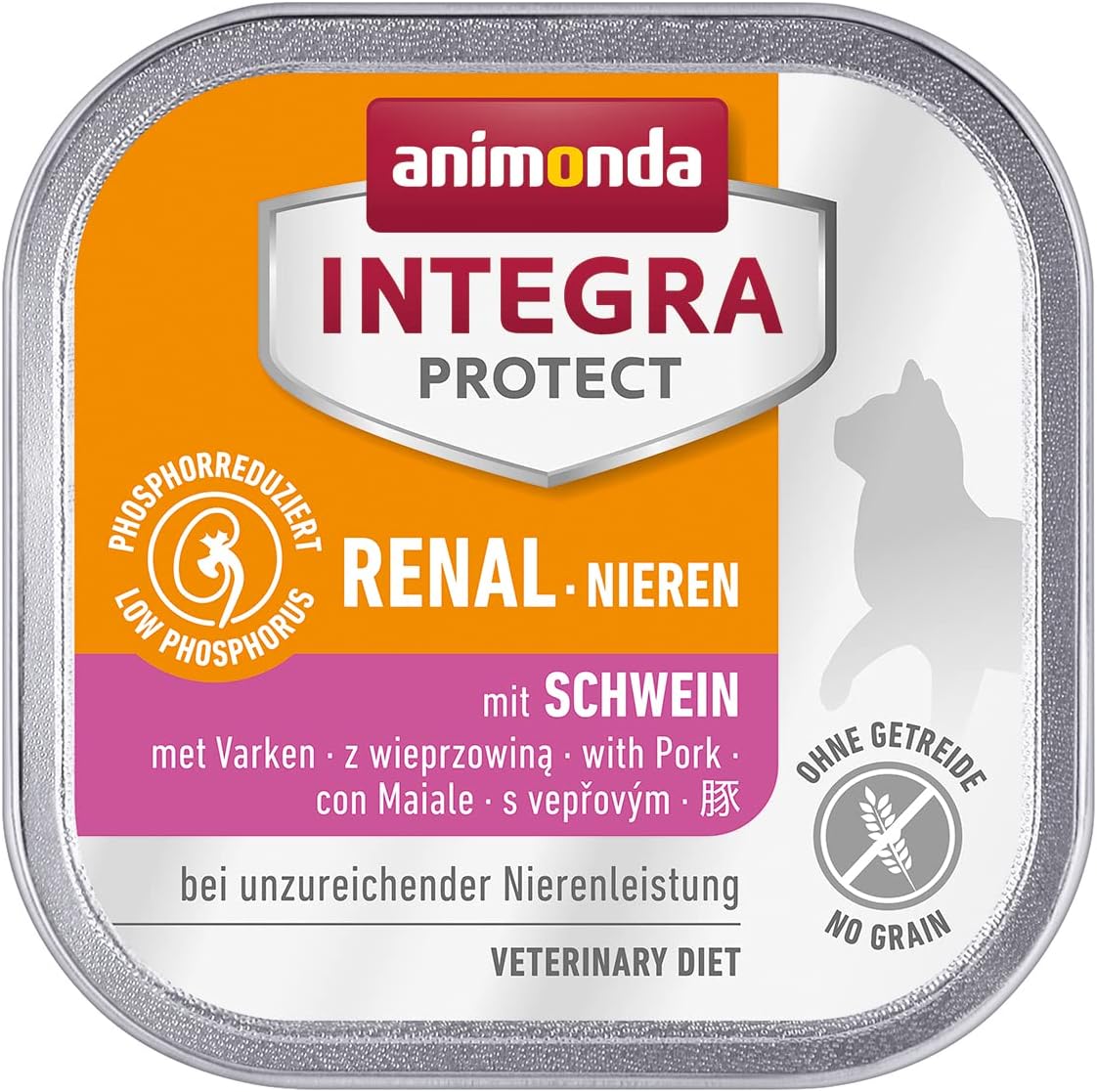 animonda Integra Protect Katzenfutter nass bei Diabetes Lachs 16x100g