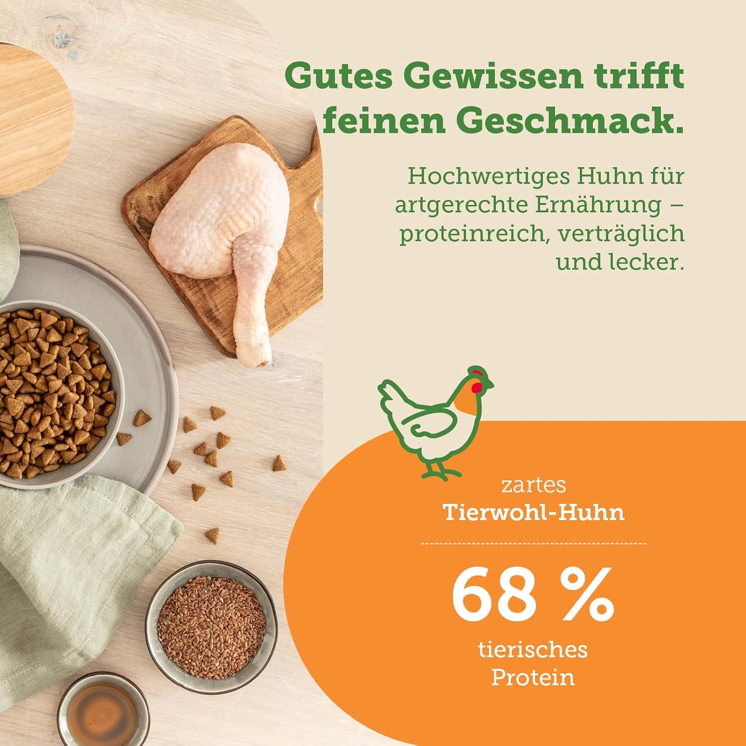 MERA Cats Nature Huhn Senior Nassfutter 12x85g fuer aeltere Katzen versch