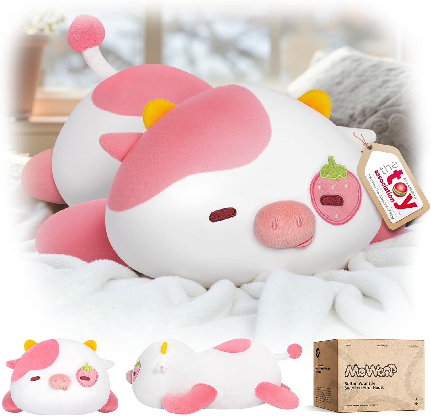 Plueschkissen fuer Katzen 33-51cm Kawaii Kuscheltier verschiedene Sorten