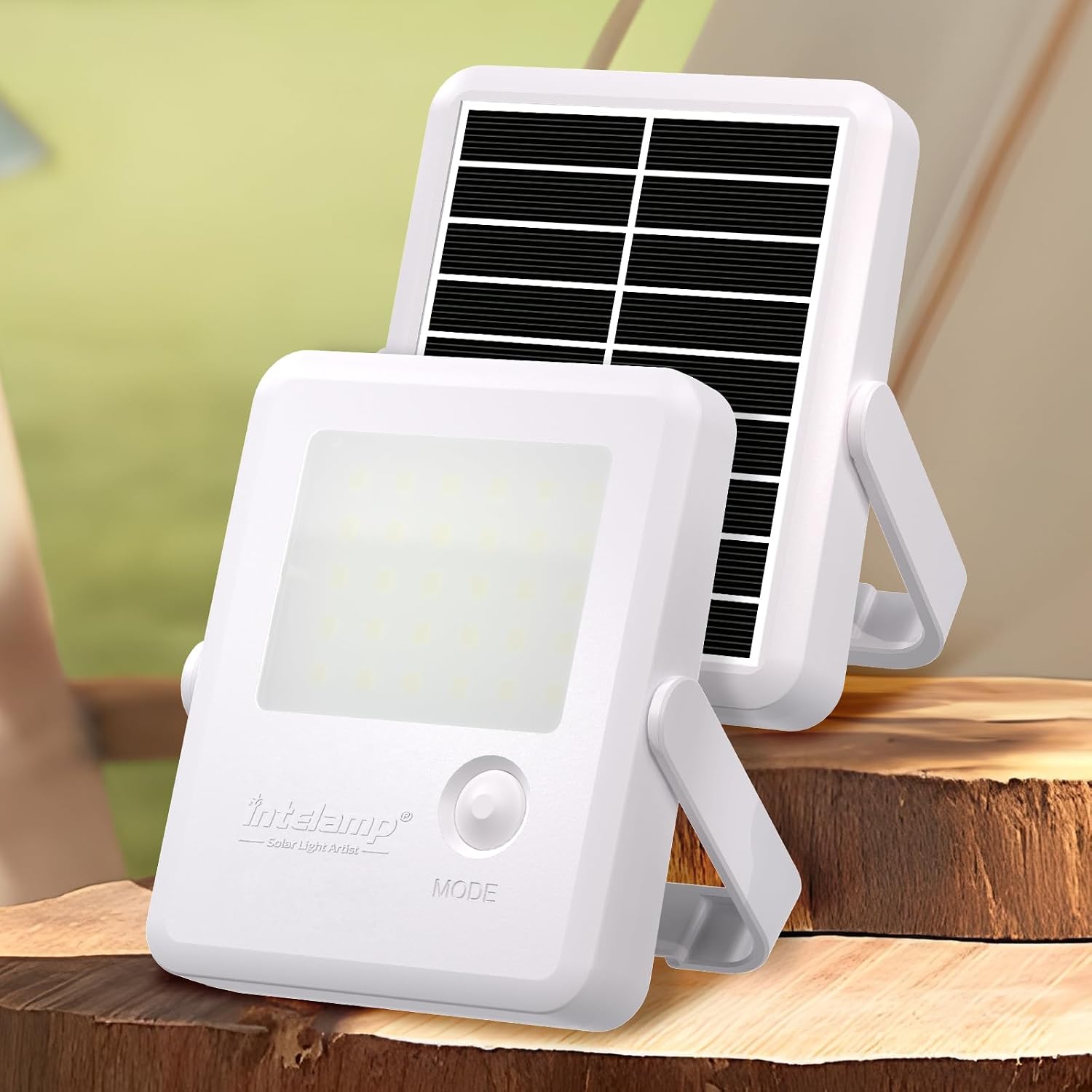 Intelamp LED Campinglampe 2er Set wasserdicht Akku Laterne fuer Camping, Angeln