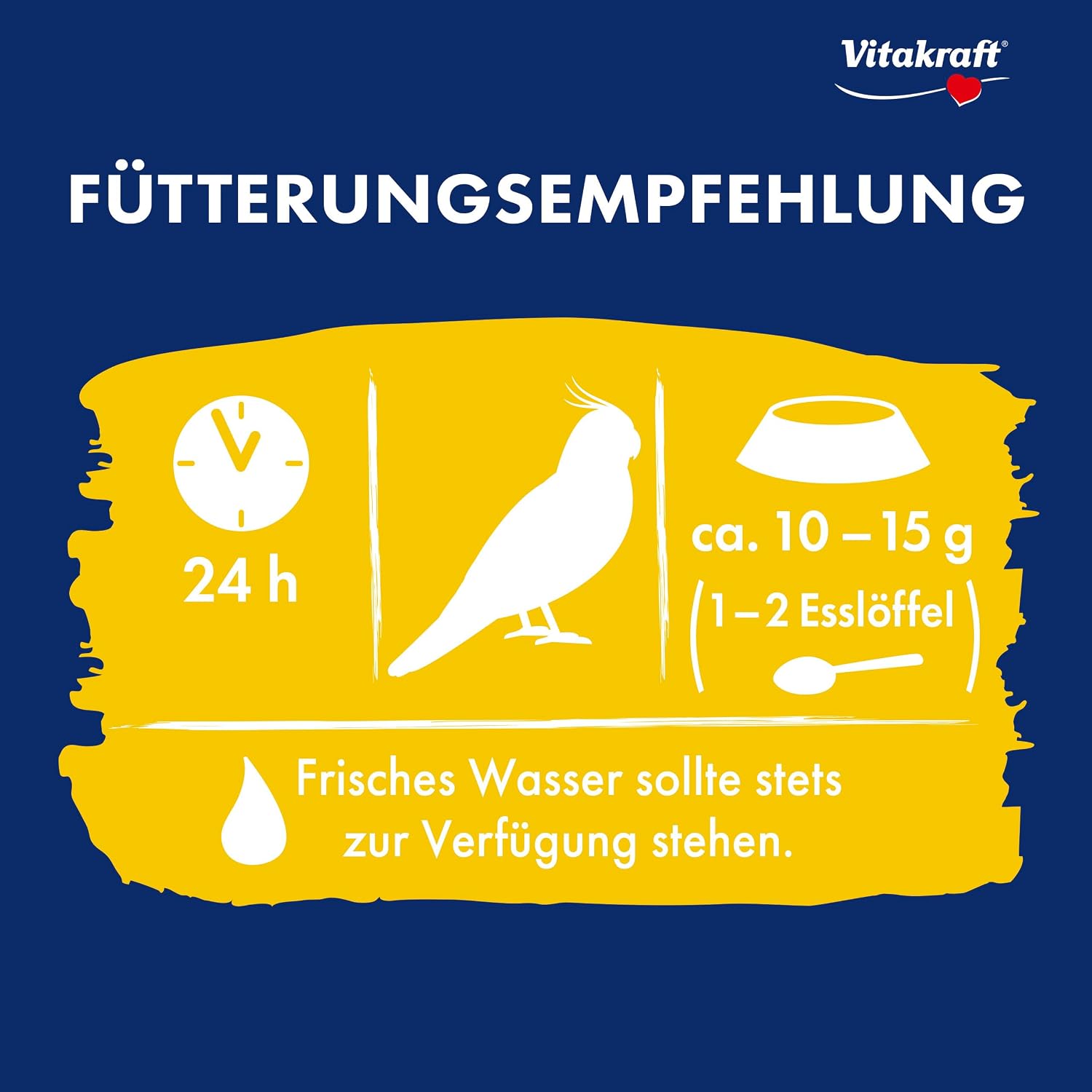 Vitakraft African Futter für Kleinpapageien 5 x 750 g zuckerfrei