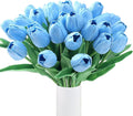 Kuenstliche Tulpen Real Touch Strauss 15 Stueck bunt kunstblumen