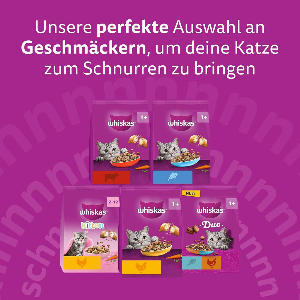 Whiskas Katzen Trockenfutter 3,8kg bis 7kg verschiedene Geschmacksrichtungen