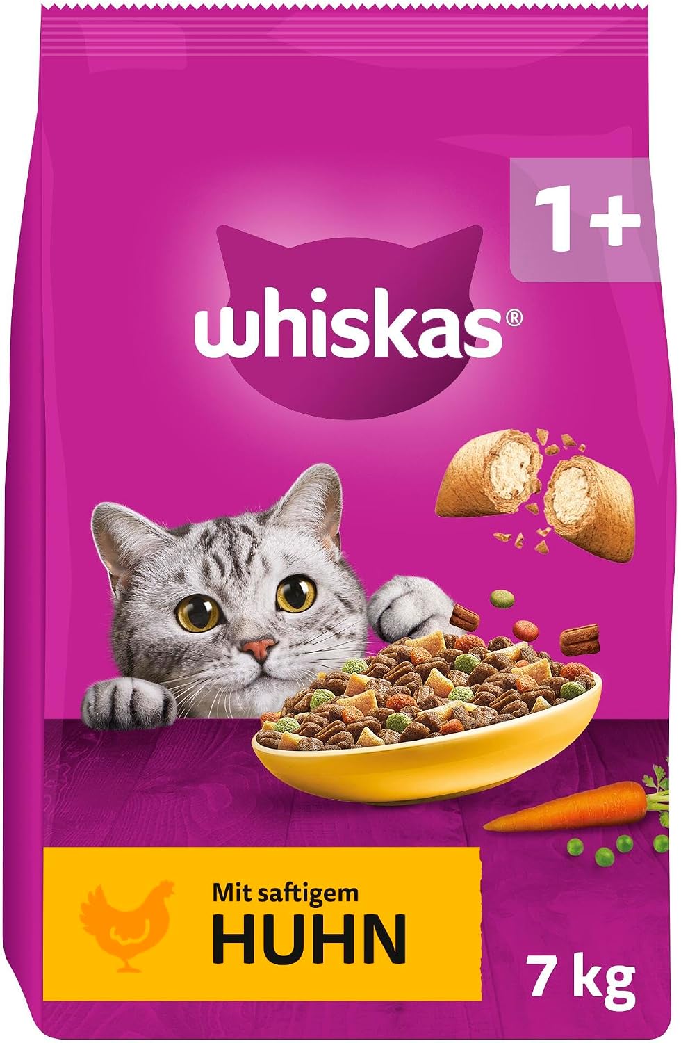 Whiskas Katzen Trockenfutter 3,8kg bis 7kg verschiedene Geschmacksrichtungen