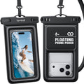 Lamicall wasserdichte Handyhuelle IP68 2er Set bis 7,5" fuer iPhone 17/16/15