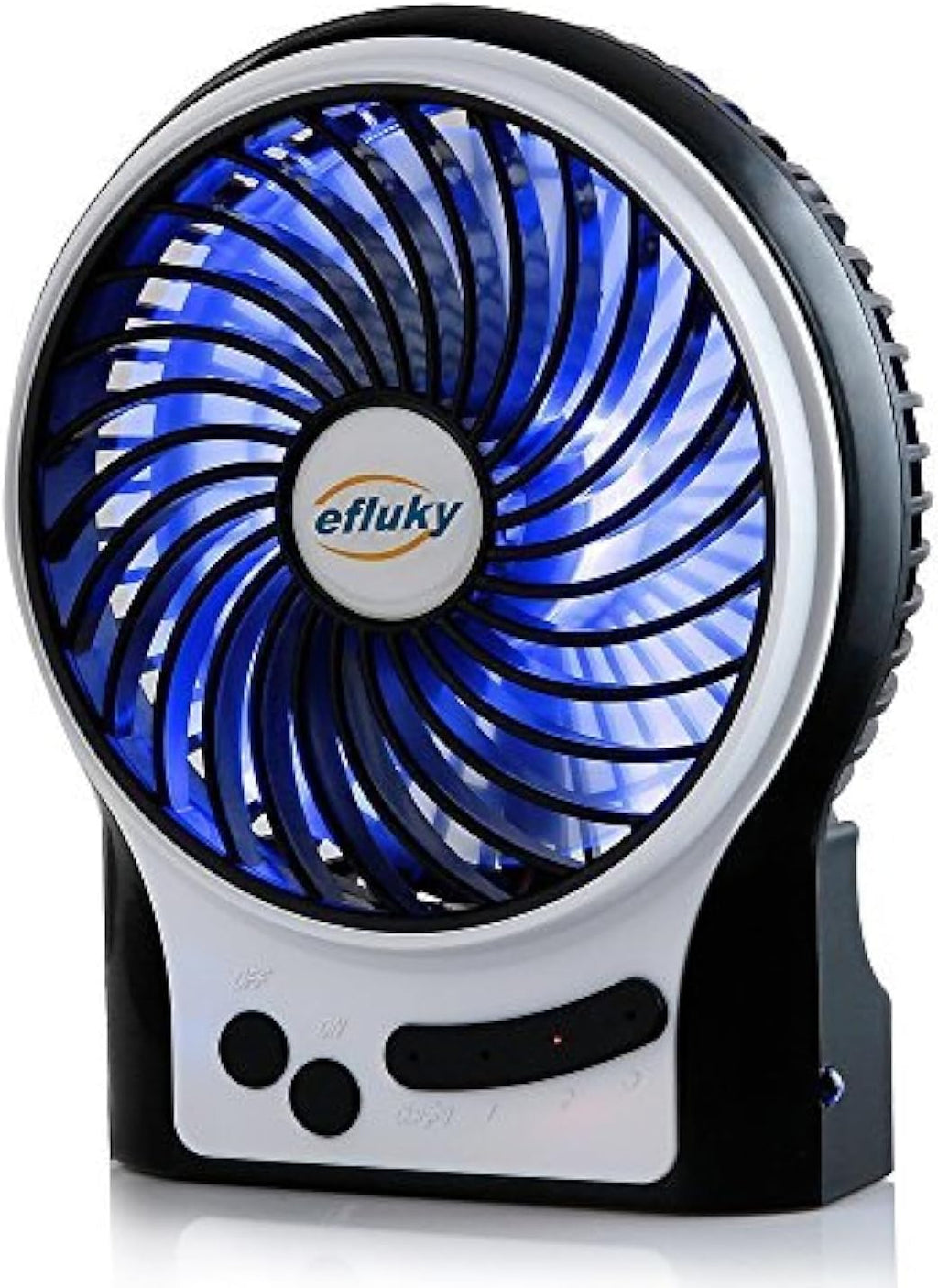 efluky faltbarer USB Handventilator wiederaufladbar tragbar Mini Ventilator